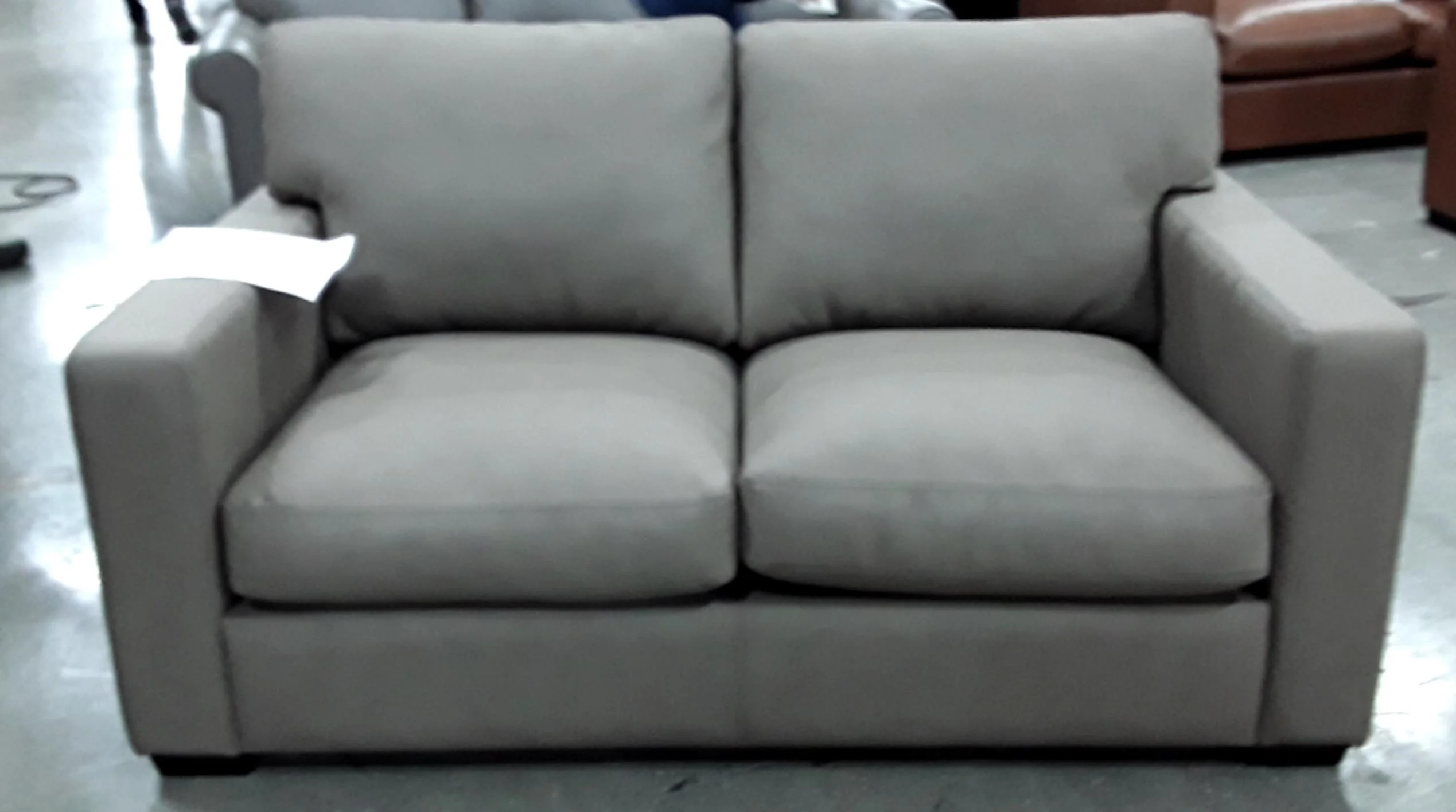 Palliser Colebrook 7726703 Dax Taupe Casual Loveseat Reeds Furniture